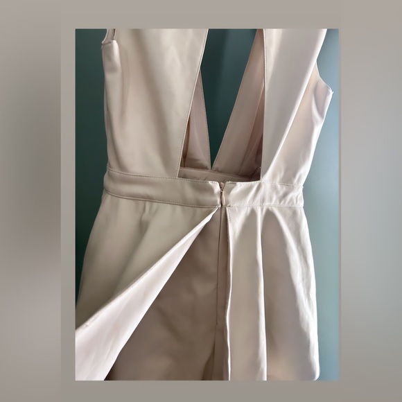 Do + Be Cream Leather Romper! - Picture 3 of 5